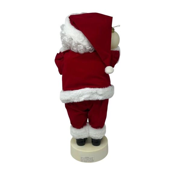 Mr Mrs Claus Light Up Musical Play Music Christmas Figures Holiday Decor Set Vtg - Picture 13 of 16